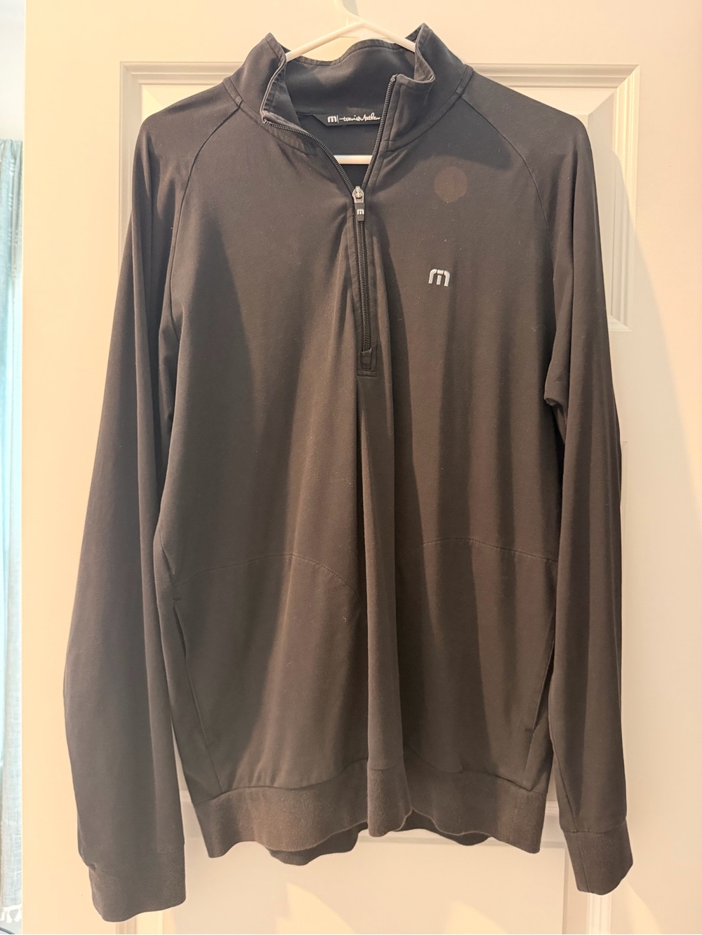 Travis Mathew Black Performance Quarter-Zip Jacket